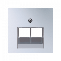 INTERNET-розетка 2ая алюминий неэкранированная