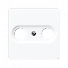 TV-SAT-розетка оконечная белая спутникового, эфирного и кабельного вещания