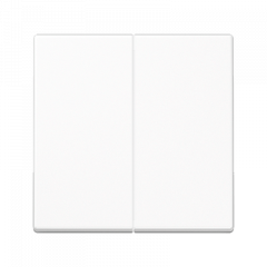 ПЕРЕКлючатель 2х-клавишный белый (два переключателя с двух мест одной нагрузкой, (IP44)