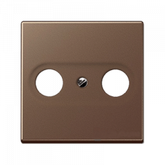 TV-FM-розетка оконечная мокко