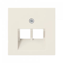 INTERNET-розетка 2ая слоновая кость экранированная