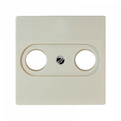 TV-FM-розетка проходная слоновая кость