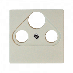 TV-SAT-розетка оконечная слоновая кость для приема спутникового, эфирного и кабельного вещания