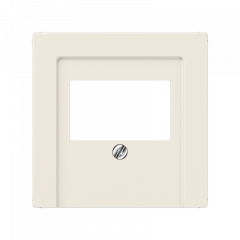 АУДИО-розетка слоновая кость 2-разъем черная вставка