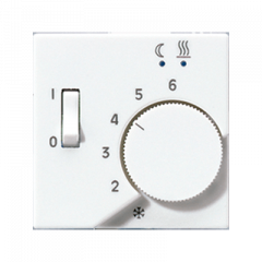 Терморегулятор для ТЕПЛОГО ПОЛа слоновая кость 10А, 250V~ с датчиком 4 м