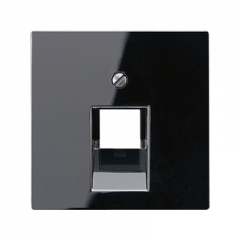 INTERNET-розетка 1ая черная экранированная