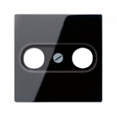 TV-FM-розетка оконечная черная