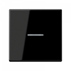 ПЕРЕКлючатель промежуточный 1но-клавишный С/П черный (может работать с трех мест: устанавливается в