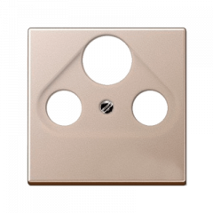 TV-FM-SAT-розетка оконечная шампань спутникового, эфирного и кабельного вещания