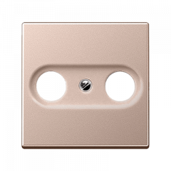 TV-FM-розетка проходная шампань