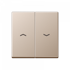 ВЫКЛючатель для управления жалюзи шампань с блокировкой одновременного нажатия