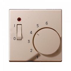 Терморегулятор для ТЕПЛОГО ПОЛа шампань 10А, 250V~ с датчиком 4 м