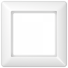 Рамка JUNG AS термопласт белый - 1 пост