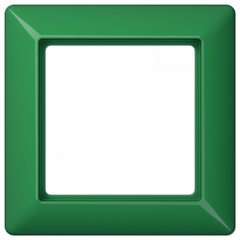 Рамка JUNG AS термопласт зеленый - 1 пост