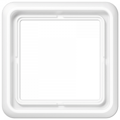 Рамка JUNG CD белый - 1 пост