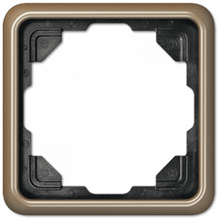 Рамка JUNG CD золотая бронза - 1 пост