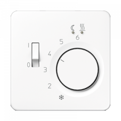 Терморегулятор для ТЕПЛОГО ПОЛа белый 10А, 250V~ с датчиком 4 м