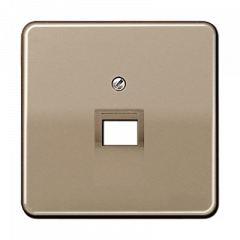 INTERNET-розетка 1ая золотая бронза экранированная