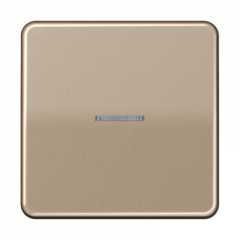 ПЕРЕКлючатель промежуточный 1но-клавишный золотая бронза С/П (может работать с трех мест, IP44)