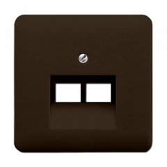 INTERNET-розетка 2ая коричневая неэкранированная