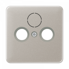 TV-FM-розетка оконечная платина