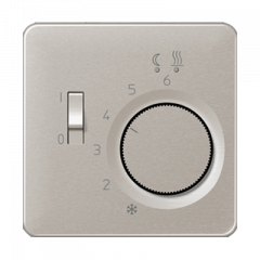 Терморегулятор для ТЕПЛОГО ПОЛа платина 10А, 250V~ с датчиком 4 м