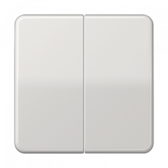 СВЕТорегулятор 2-х клавишный Универсальный светло-серый любая нагрузка 50-260 Вт LED не регулирует