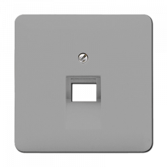 TF-розетка 1-ая серая