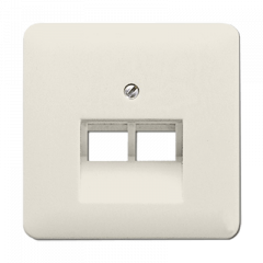 TF-розетка 2-ая слоновая кость