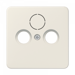 TV-SAT-розетка оконечная слоновая кость спутникового, эфирного и кабельного вещания