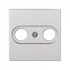 TV-FM-розетка оконечная алюминий