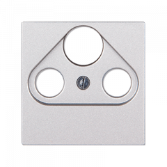 TV-SAT-розетка оконечная алюминий для приема спутникового, эфирного и кабельного вещания