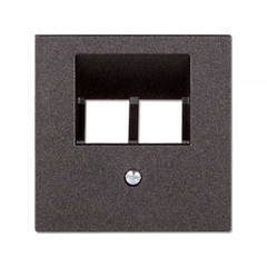 TF-розетка 2-ая антрацит