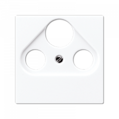 TV-SAT-розетка оконечная белая для приема спутникового, эфирного и кабельного вещания