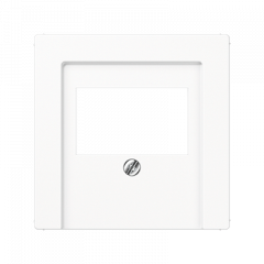 АУДИО-розетка белая 2-разъем черная вставка