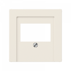 АУДИО-розетка слоновая кость 2-разъем черная вставка