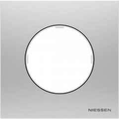 Рамка ABB Skymoon нержавеющая сталь - 1 пост