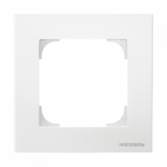 Рамка ABB Sky Niessen альпийский белый - 1 пост