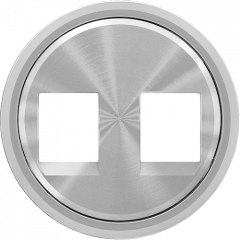 Internet-розетка 2ая хром