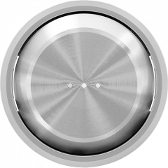 Переключатель 1но-клавишный с/п хром (с 2х мест)