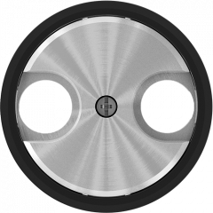TV-R-SAT-розетка оконечная черное стекло