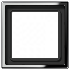 Рамка JUNG LS 990 хром - 1 пост