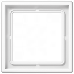 Рамка JUNG LS 990 белый - 1 пост