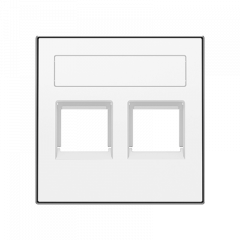 Internet-TF розетка 2ая альпийский белый