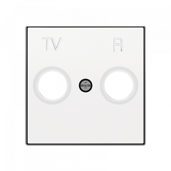 TV-R-розетка единственная альпийский белый