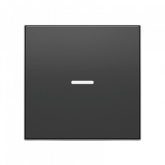 ПЕРЕключатель 1но-клавишный С/П черный бархат (два переключателя с двух мест одной нагрузкой)