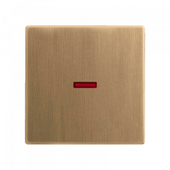 КНОПКА 1-клавишная с/п античная латунь