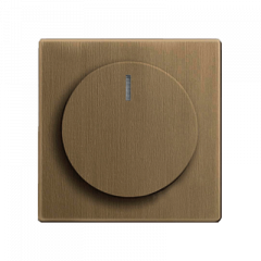 СВЕТорегулятор LED поворотный античная латунь