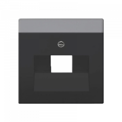 Internet-TF розетка 1ая антрацит