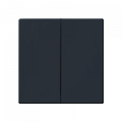 Выключатель 2-клавишный антрацит